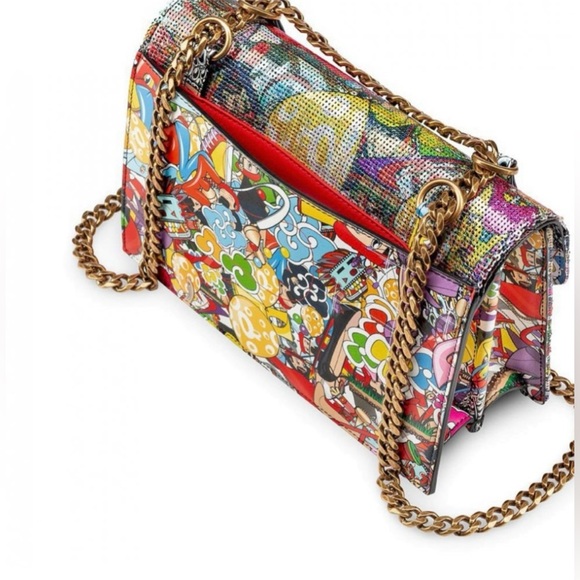 Elisa Small Paillette Super Multi/Multi/Gold - Like New - Picture 2 of 12